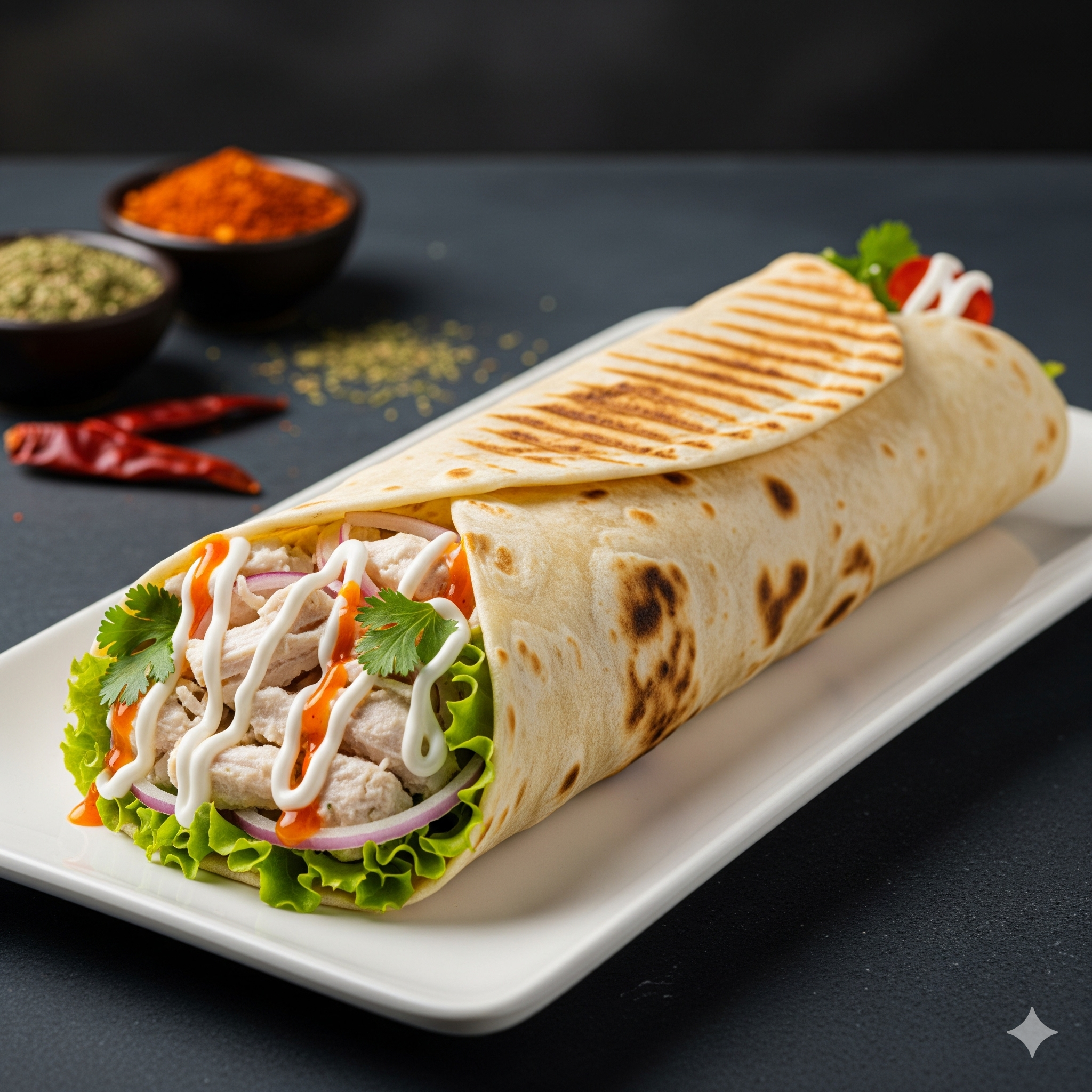 The Dreamy Creamy Chicken Wrap