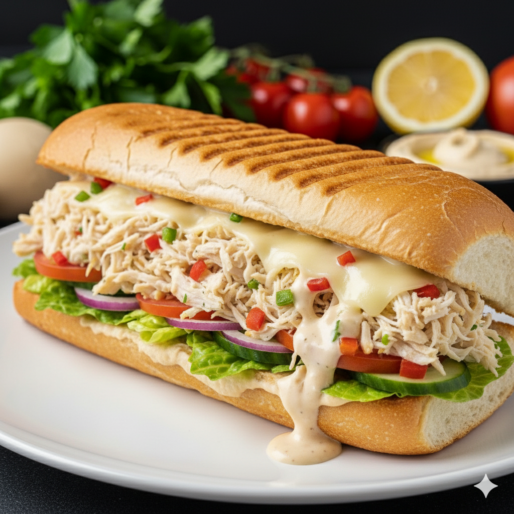 The Dreamy Creamy Chicken Panini
